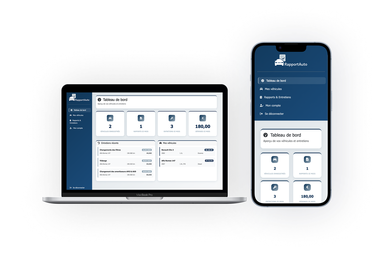Aperçu de l'application